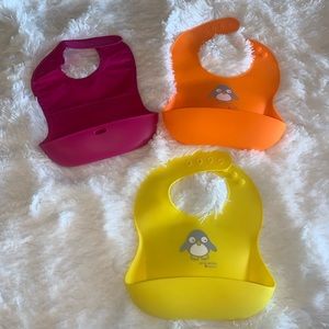 3- silicone waterproof bibs. All Virtually new condition!!